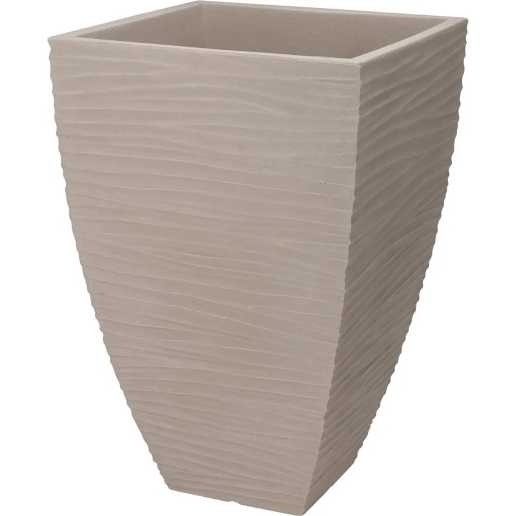 PROGARDEN Pot de fleurs sable 40x40x60 cm KO-Y54201640 pour jardin