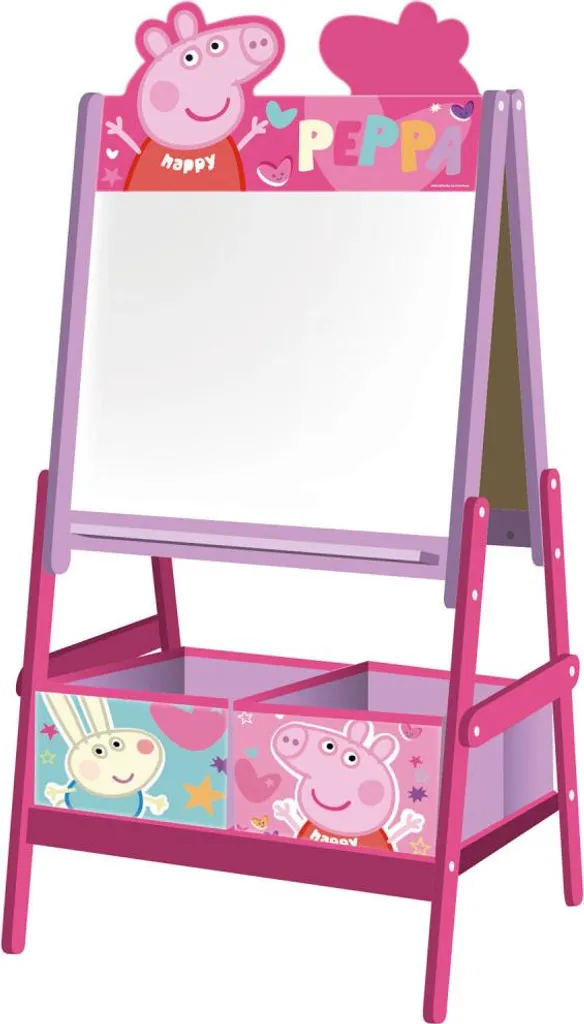 Tableau Peppa Pig rose double face - Ardoise éducative pour s'amuser - 6