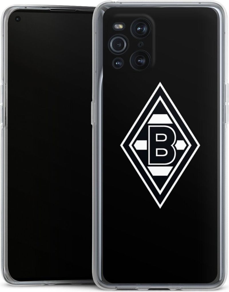 DeinDesign Handyhülle für Oppo Find X3 Pro Silikon Hülle Case Smartphone Schutzhülle Borussia Mönchengladbach Gladbach Wappen