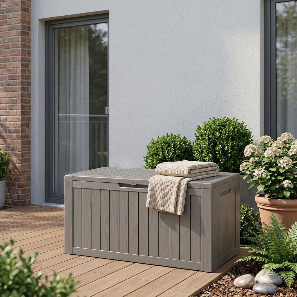 Outdoor-Aufbewahrungsbox 'Vades' 117 x 47 x 59 cm 300 L