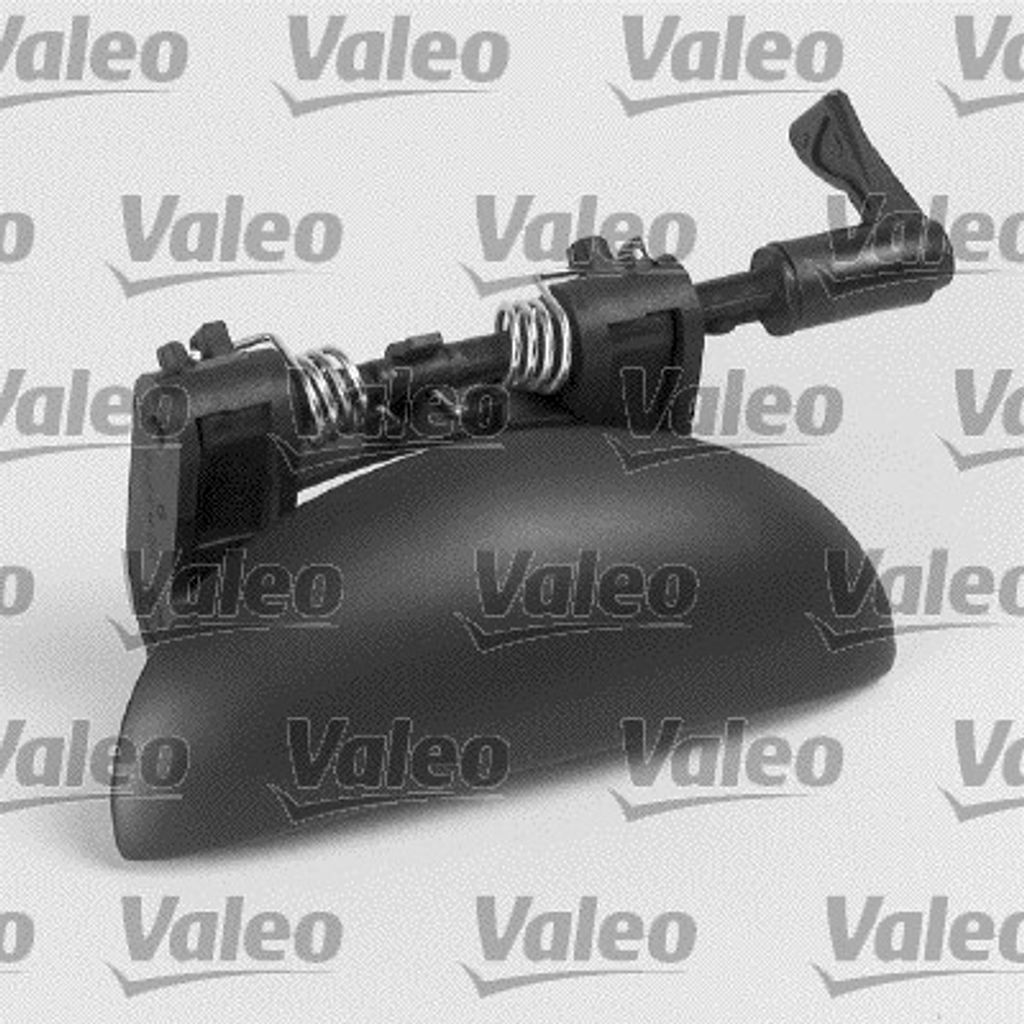 VALEO 256912 Türgriff Links Hinten passend für PEUGEOT 206 Schrägheck (2A/C) Schwarz