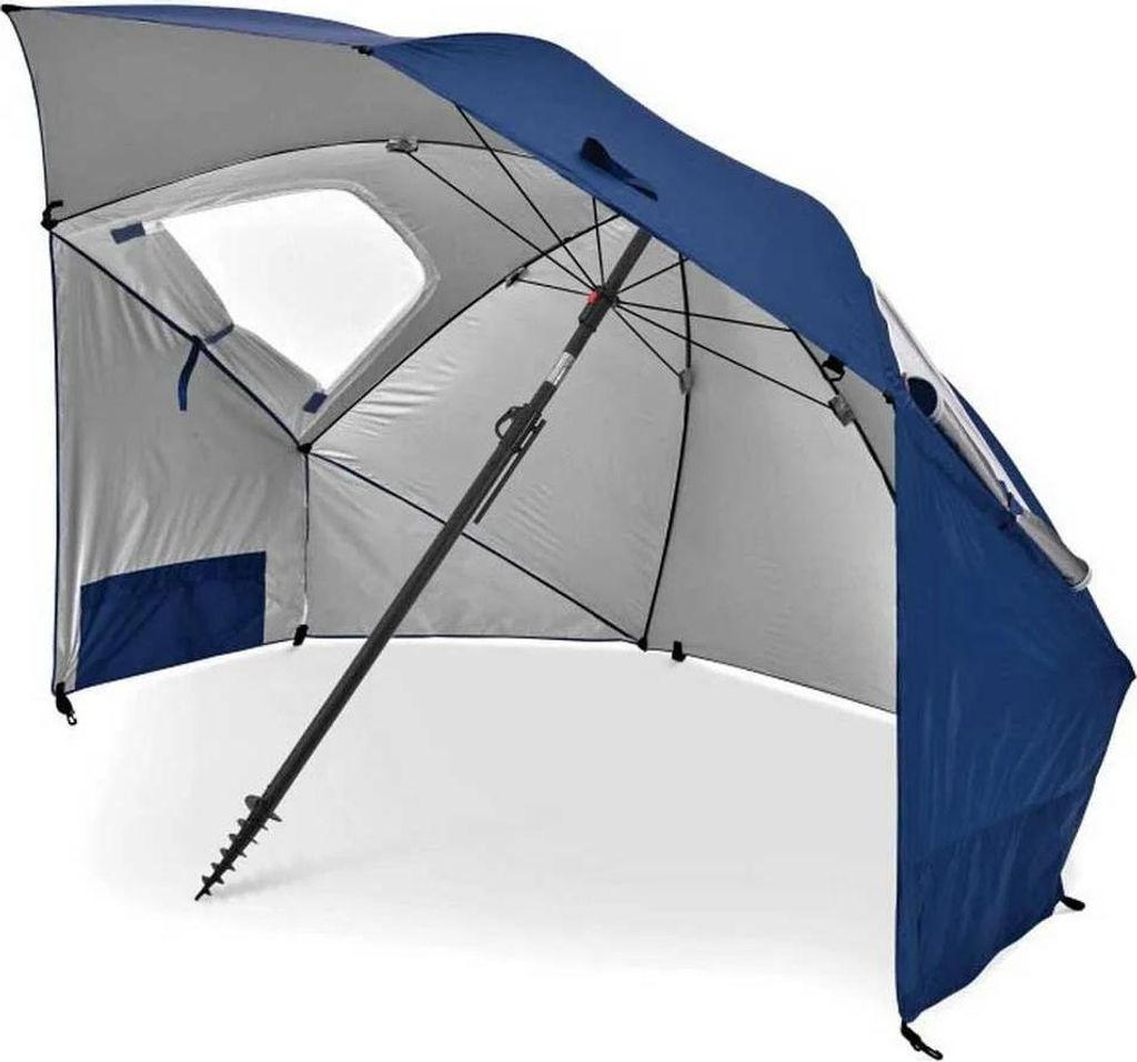Sport-Brella Premiere Strandzelt – Windschutz – Sonnenschirm – Blau