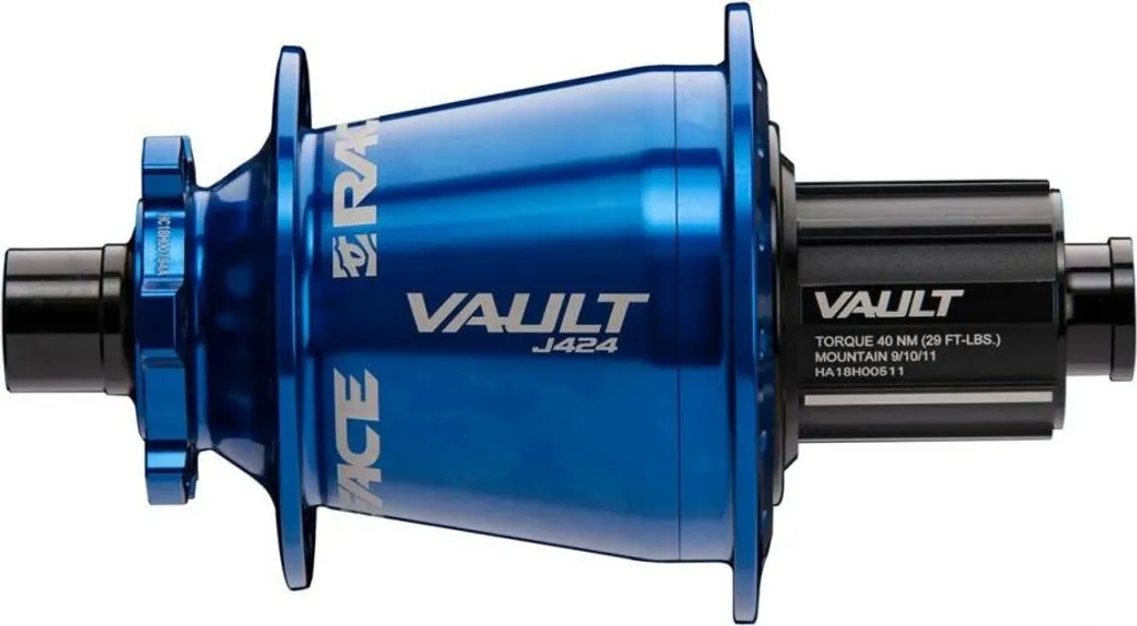 Moyeu arrière VTT Boost Race Face Vault 148x12 pour Enduro et Trail Bleu