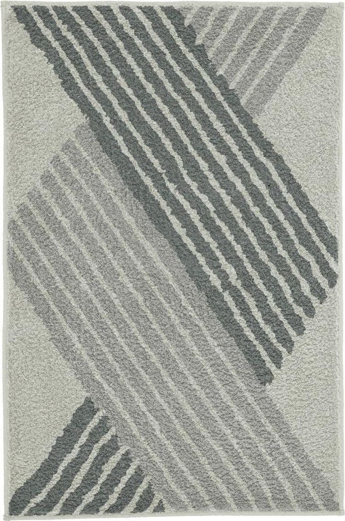 Kleine Wolke Badteppich Cross Anthrazit 70x120 cm