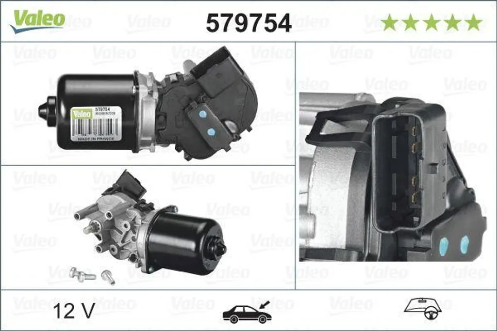 Moteur essuie-glace Valeo 579754 - OE 28800JD000 pour Nissan Qashqai