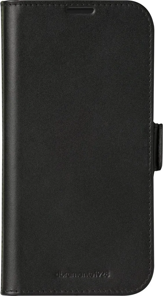 Étui dbramante1928 Copenhagen iPhone 16 Plus en cuir noir de qualité
