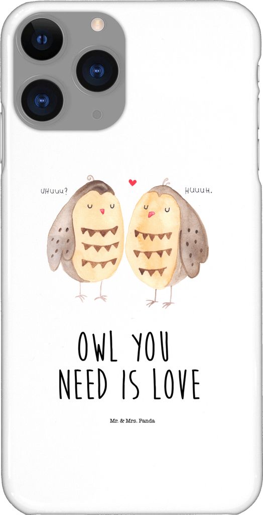 Mr. & Mrs. Panda Iphone 11 Pro Handyhülle Eulen Liebe - Produktbild 