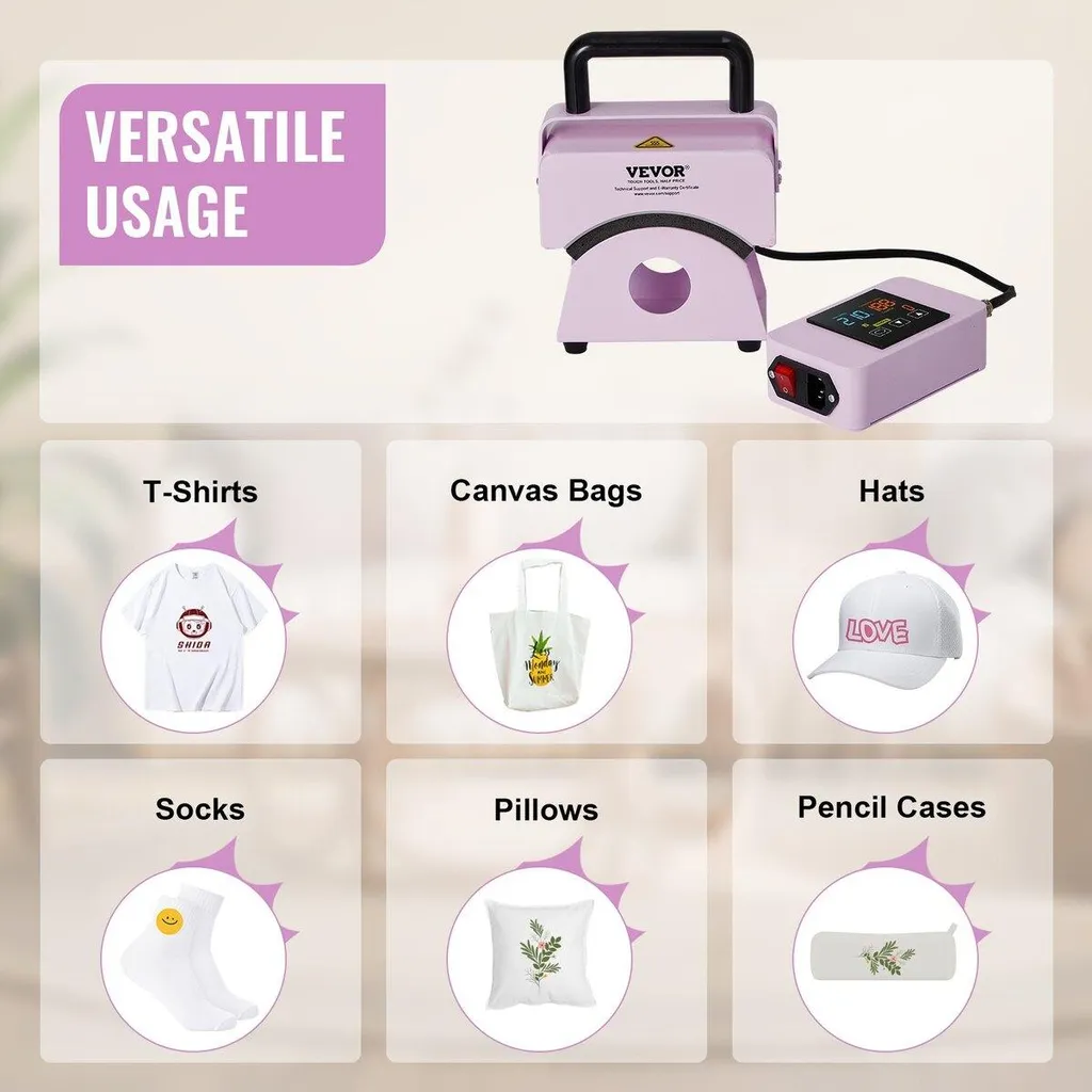 Machine de transfert thermique pour casquettes et chapeaux format mini - 6