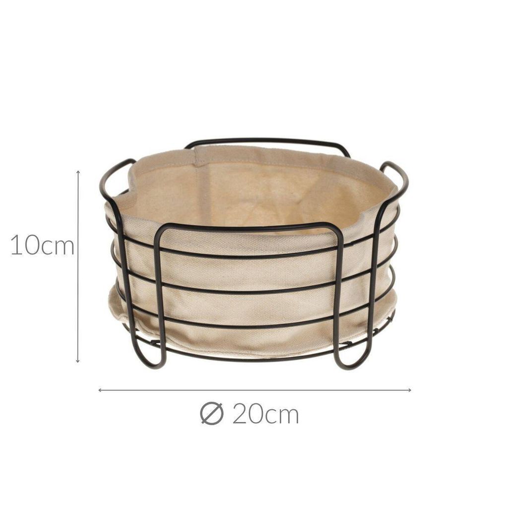 Lebensmittelkorb Brotkorb Ø 25 cm beige - Secret de Gourmet Produktbild 4