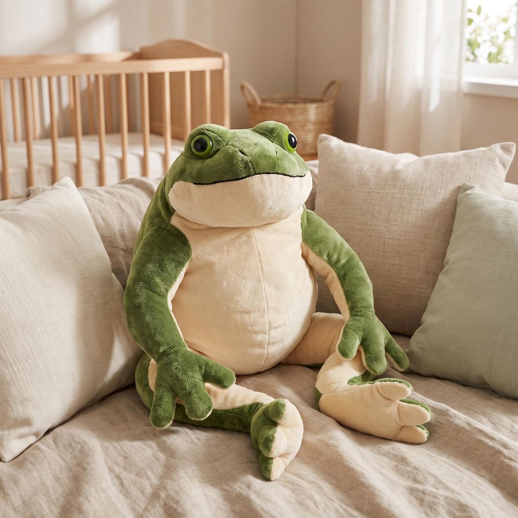 Frosch Plüschtier Kuscheltier 28-56 cm Weiches Kuscheliges Produktbild 