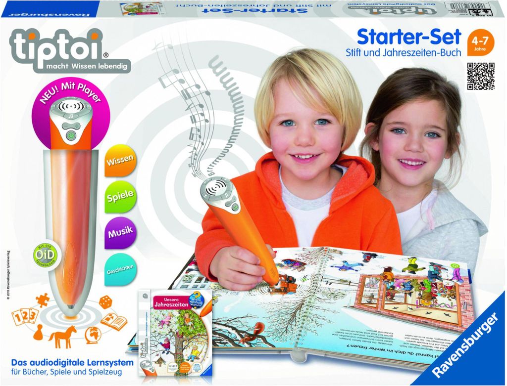 Ravensburger 00506 Tiptoi Starter-Set: Stift und Jahreszeiten-Buch
