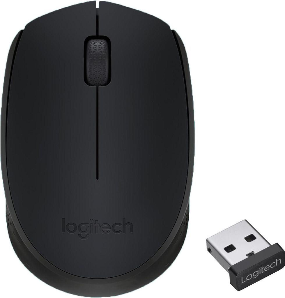 Logitech M171 Wireless Mouse black Produktbild 
