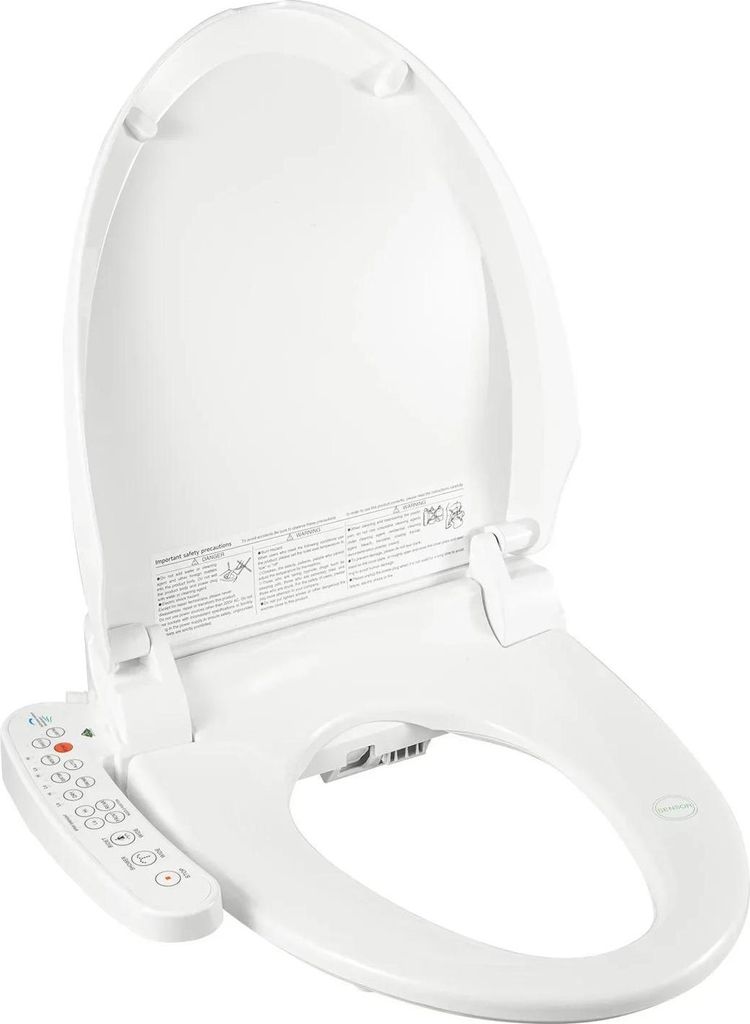 Smartes Dusch-WC - Elektrischer Bidet-Toilettensitz - AC 220 V - Waschleistung 1300 W - Warmluft 250 W - Temperatur 32–48 °C - Wasserdruck 0,08...