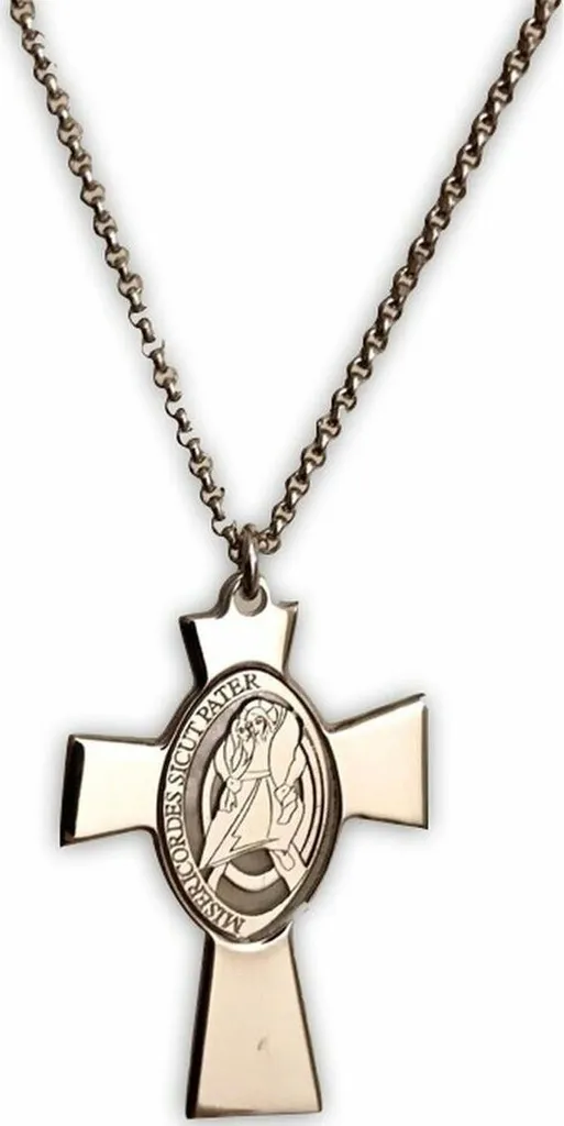 AMEN Mod. CROCE GESU MADRE PERLA - Collana Argento 925 Unisex Online