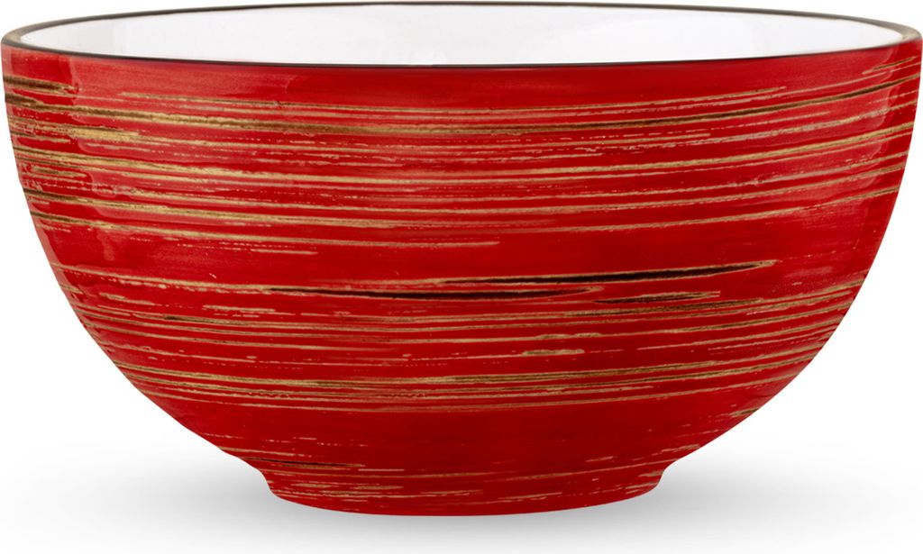 Wilmax Schale 19 cm Rot Porzellan WL-669232/A