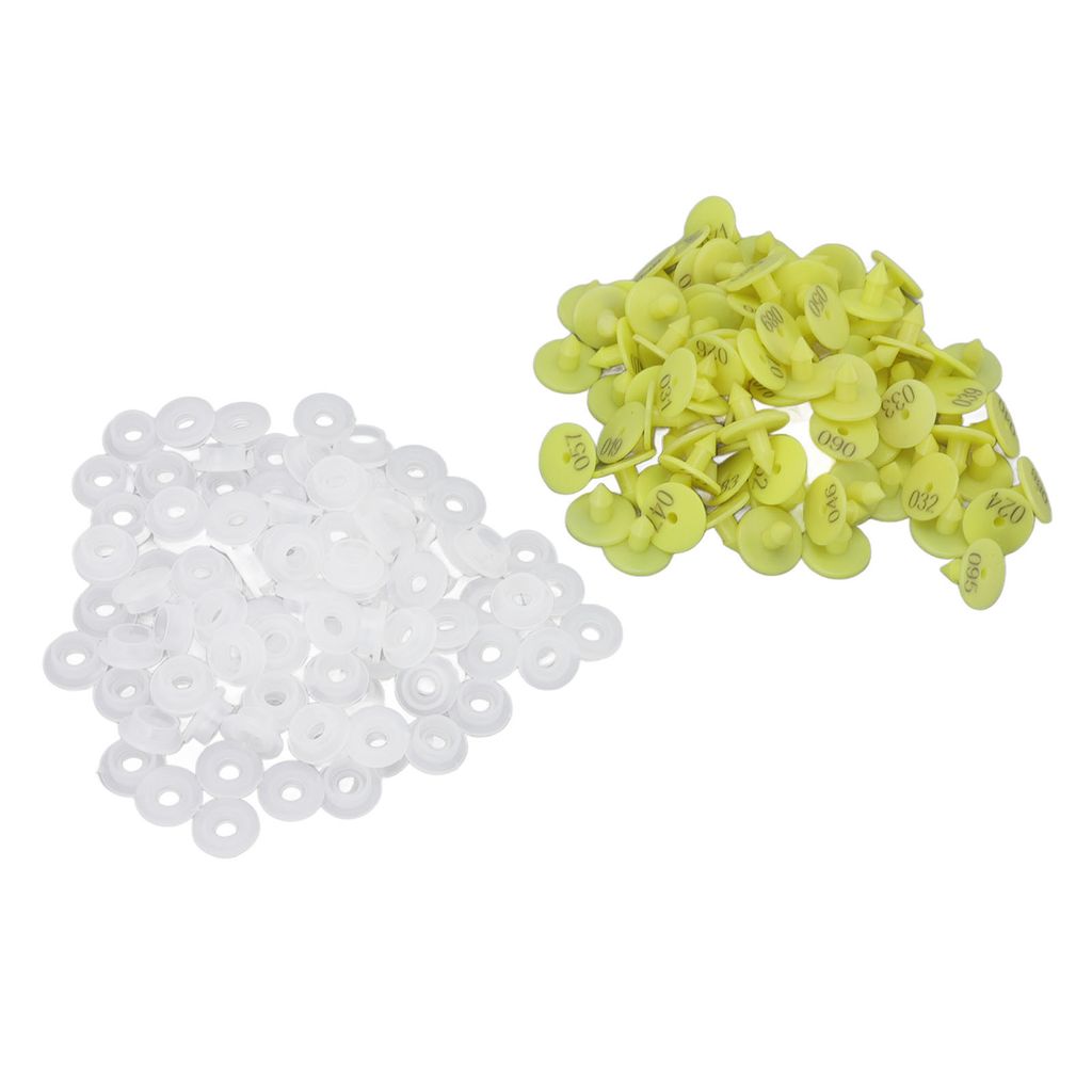 Vieh-Ohrmarke, Tier-Ohrmarke, Kaninchen-Ohrmarke, Kunststoff-Nummernschild, Ohrmarke, Vieh-Zubehör