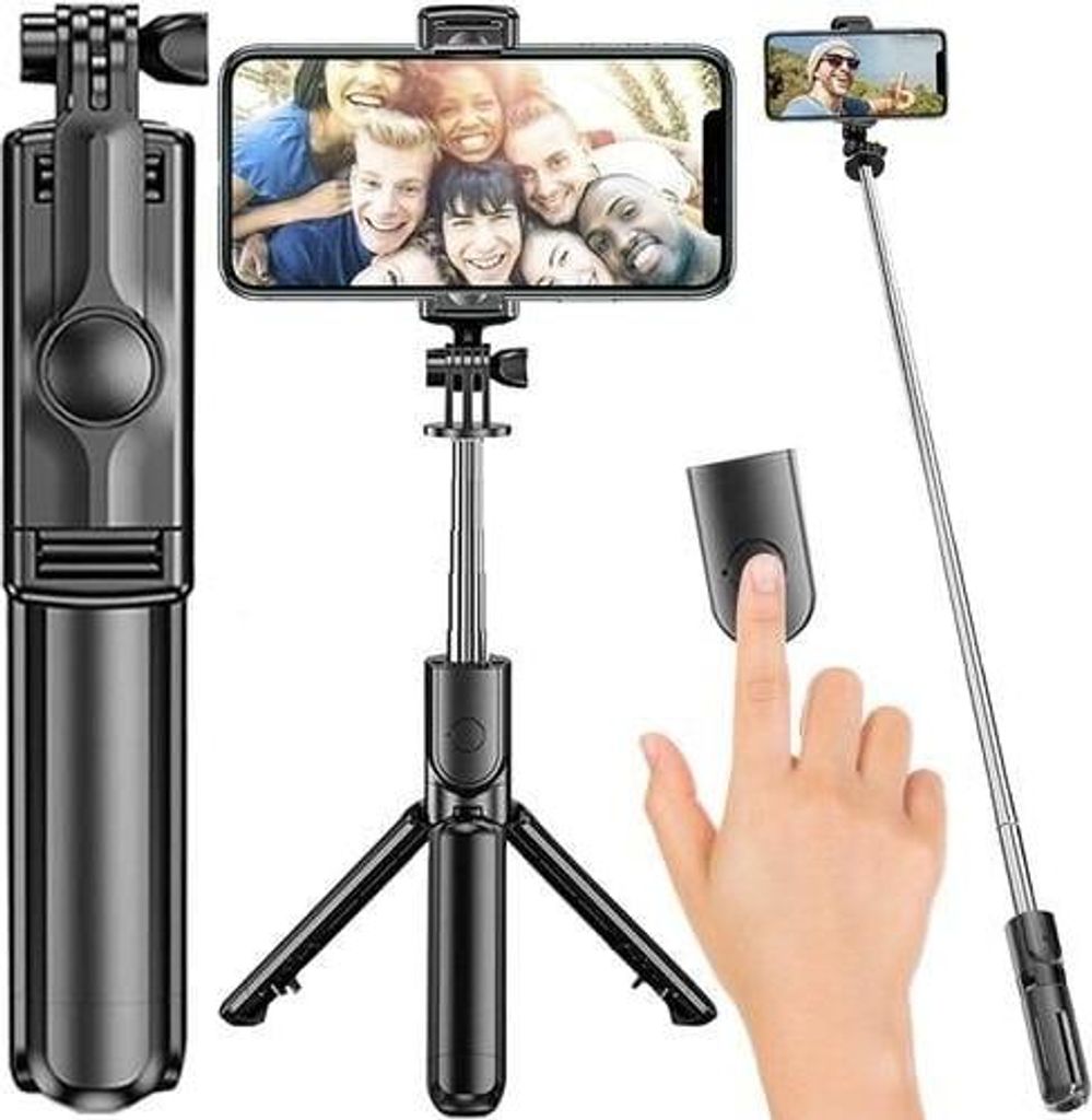Izoxis 21234 Selfie tyč, statív s Bluetooth ovládačom 60 cm Obrázok produktu 