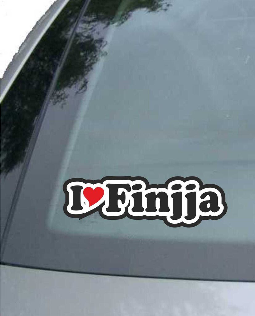 INDIGOS UG - Aufkleber / Autoaufkleber I Love Heart - Ich Produktbild 