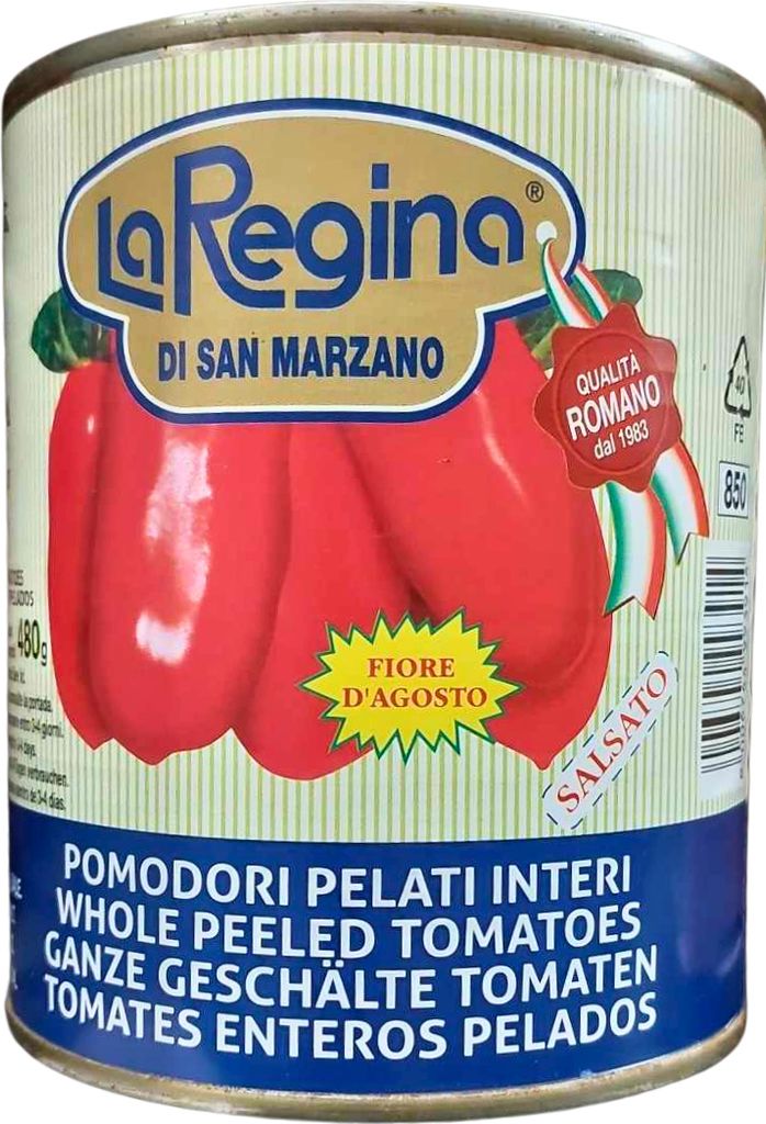 Pomidory Pelati San Marzano 800g - La Regina Zdjęcie produktu 