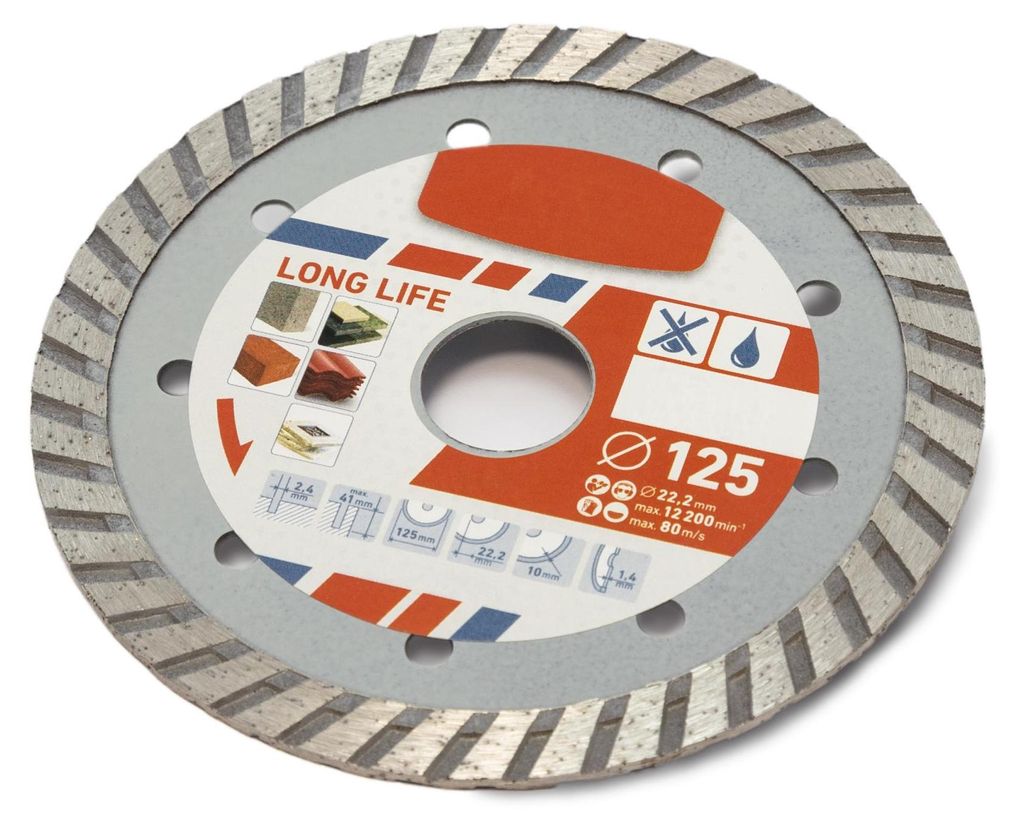 Diamant Trennscheibe 125 mm TURBO PREMIUM Produktbild 