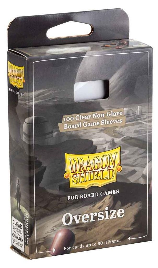Dragon Shield: Board Game Sleeves Clear/NonGlare - Oversize (100)