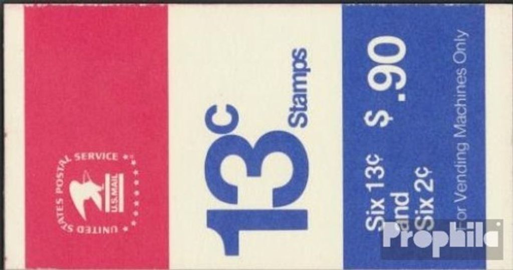 Briefmarken USA 1975 Mi MH0-90 (kompl.Ausg.) postfrisch Glocke