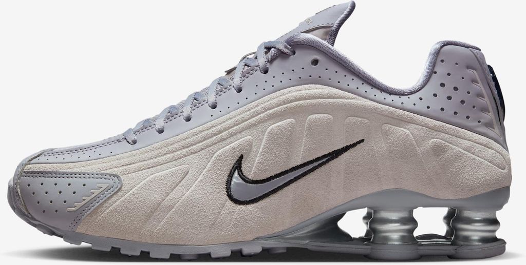 Nike Shox R4 "Cement Grey Black" Grau, Größe: 35.5