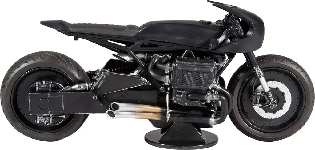 Batcycle The Batman Movie MCF15713 avec Roues Libres et Détails