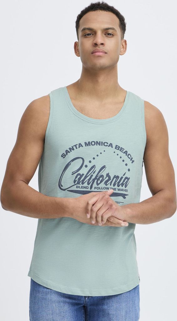 BLEND BHGalifo Herren Tank Top mit Print und Rundhalsausschnitt