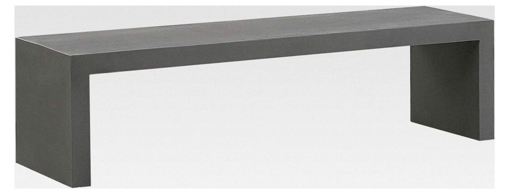 Gartenbank aus Beton 150 x 40 cm rechteckig U-Form