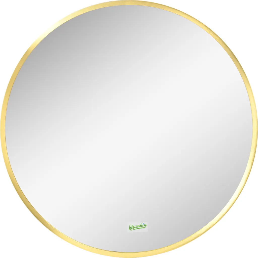 Specchio di Design Fortuna Lai Oro - Rotondo 50cm per Ambienti Esclusivi
