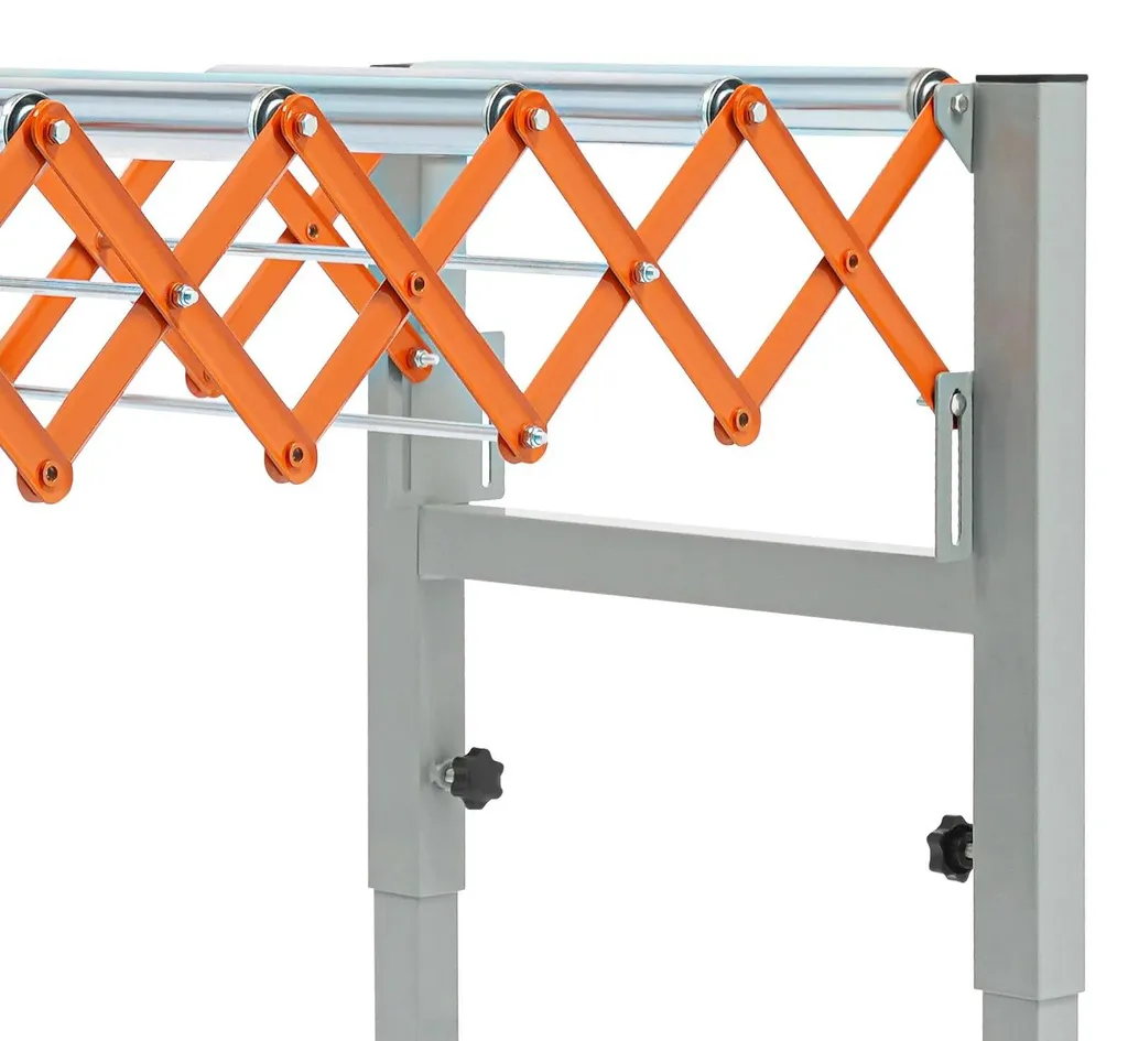 Support de sortie pour rabotage - Table mobile ajustable de 46 à 130cm - 5