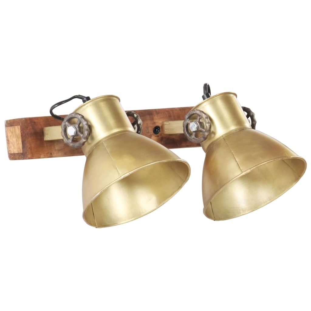 vidaXL Lampada da parete in stile industriale in ottone Immagine del prodotto 