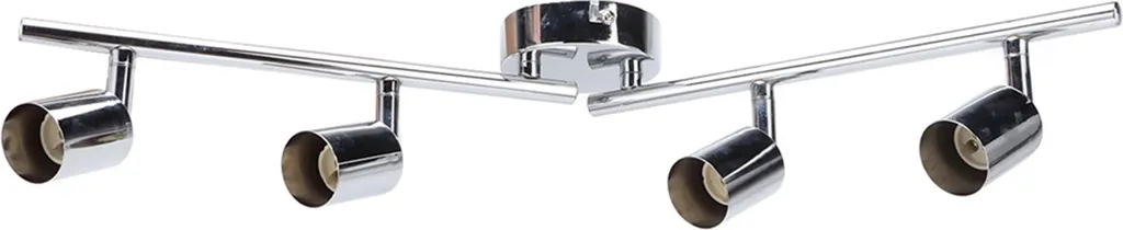 Support Luminaire GU10 Ajustable et Rotatif à 4 Têtes - Design Flexible