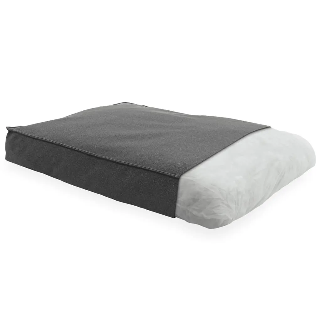 Madison Cuscino per cani da esterno Manchester 100x70x15 cm grigio