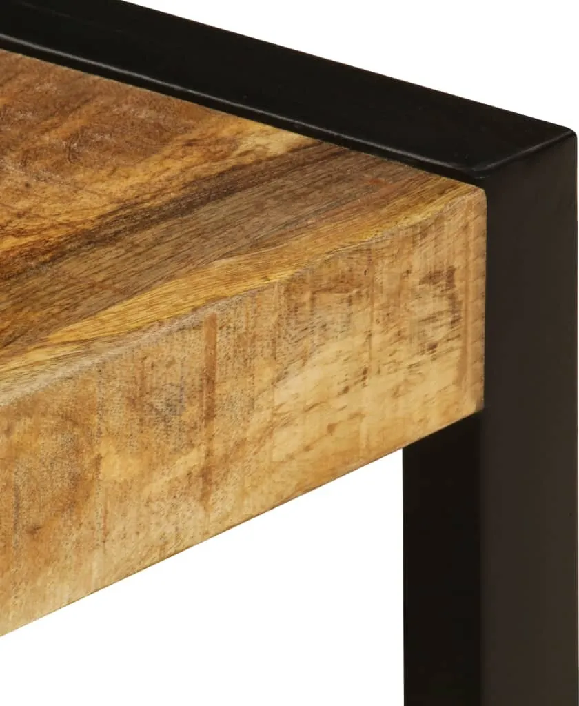 vidaXL Tables d'ensemble 3 pcs en Bois de Manguier Massif Naturel - 10