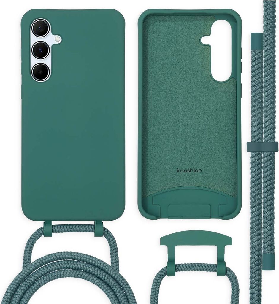 imoshion Color Backcover mit abtrennbarem Band Samsung Galaxy A55 - Dunkelgrün