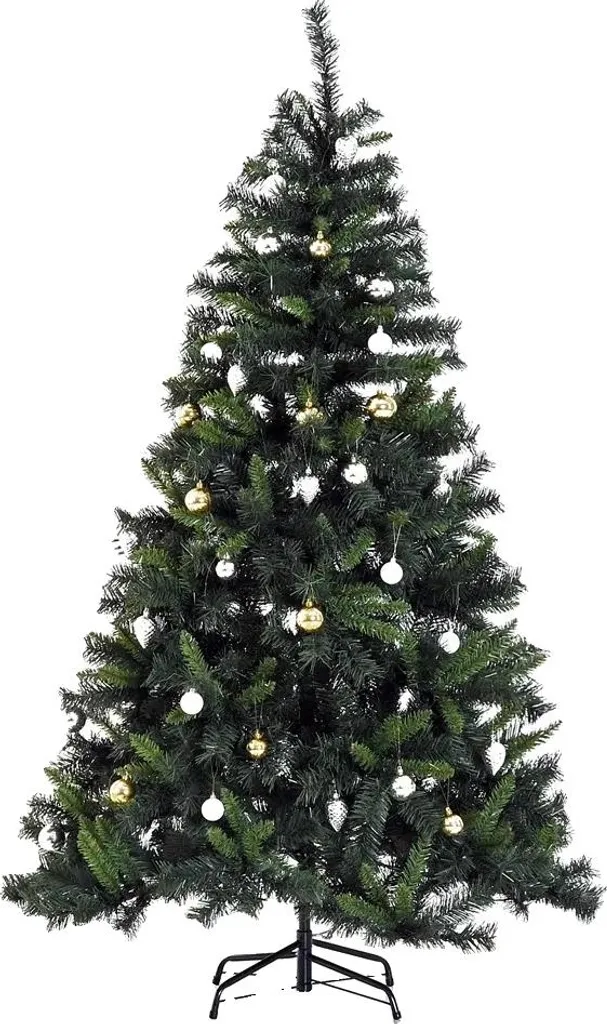 Sapin de Noël lumineux à LED intégré 1,8m vert réaliste pour intérieur