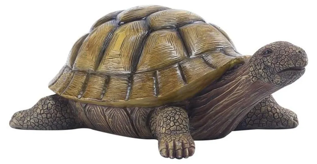 Décoration de jardin tortue pour balcon et étang - Résine 3D durable