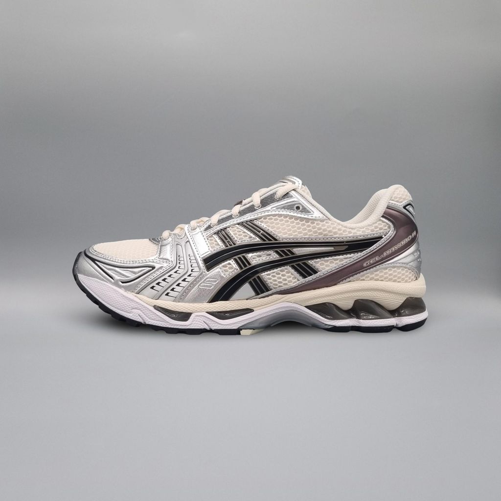Asics Gel-Kayano 14 Cream Black Metallic Plum - 44.5 Größe: Produktbild 