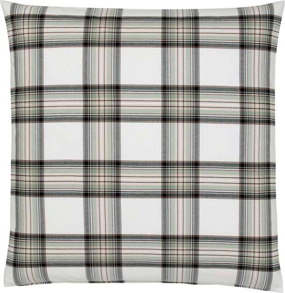 elegante Soft-Flanell-Kissenbezug einzeln Westminster Farbe Tannengrün Größe 80x80