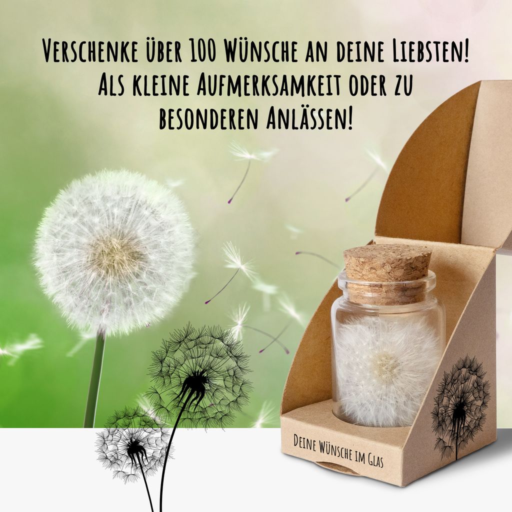 Wunscherfüller echte Pusteblume im Glas inkl. Geschenkbox | Produktbild 6