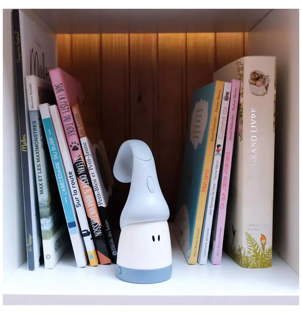 Veilleuse nomade Pixie Torch Beaba bleu perle lanterne portable rechargeable - 8