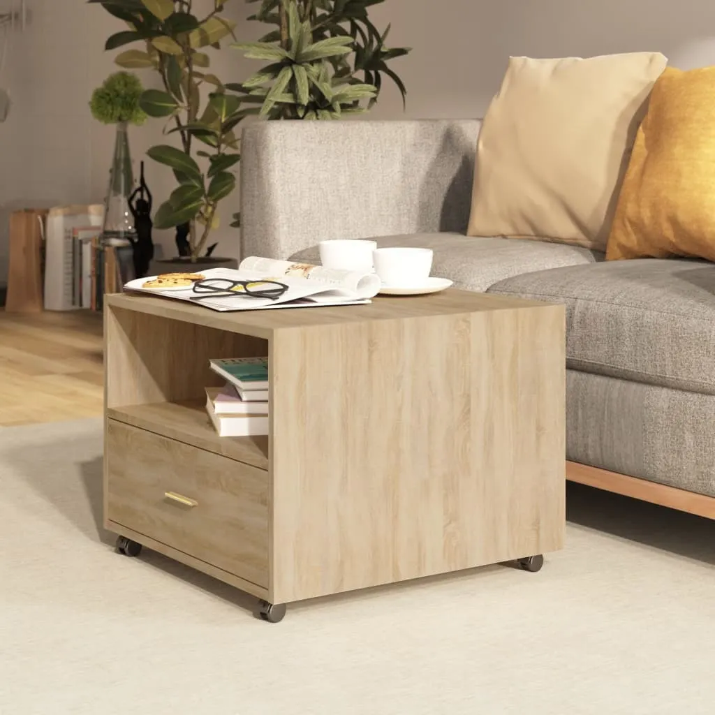 Maison Exclusive Tavolino Basso Rovere Sonoma 55x55x40 cm