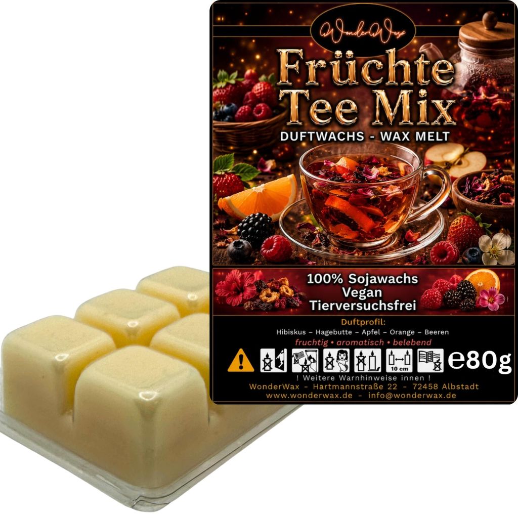 WonderWax Duftwachs Wax Melts für Duftlampe, 6 Würfel Produktbild 