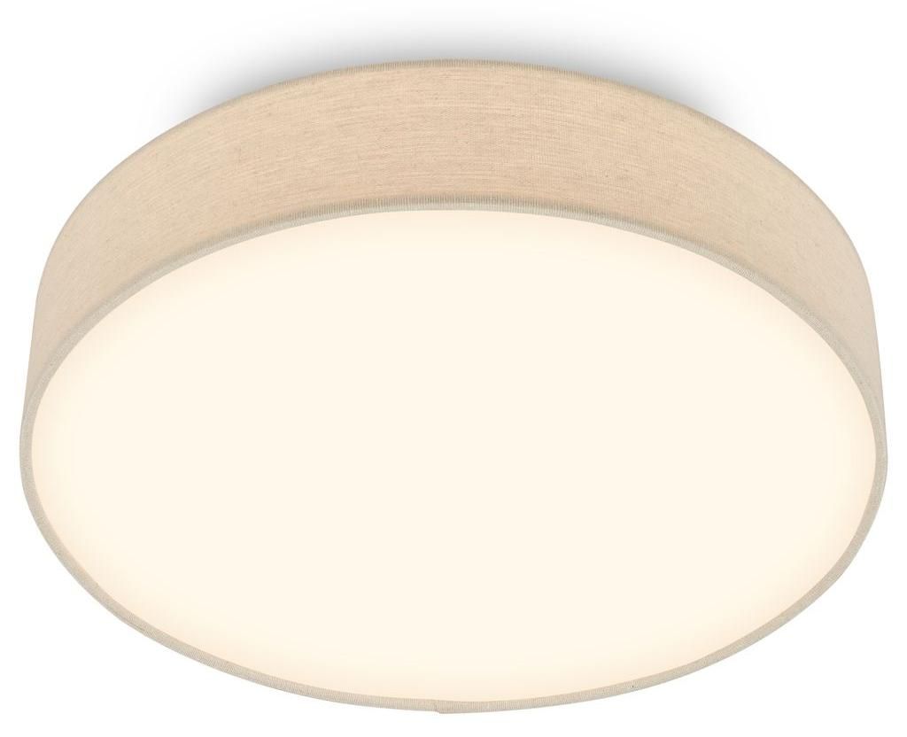 Briloner Plafoniera LED con paralume in tessuto Ø38x10,5 cm Immagine del prodotto 