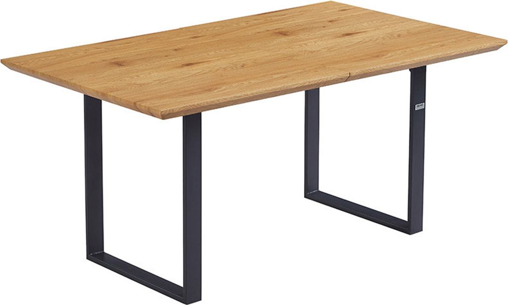 HOME DELUXE Esstisch Eckig AVENCIA inkl. Sternfuß - Light Oak - 160 x 100 cm | Küchentisch, Esszimmer, Esszimmertisch