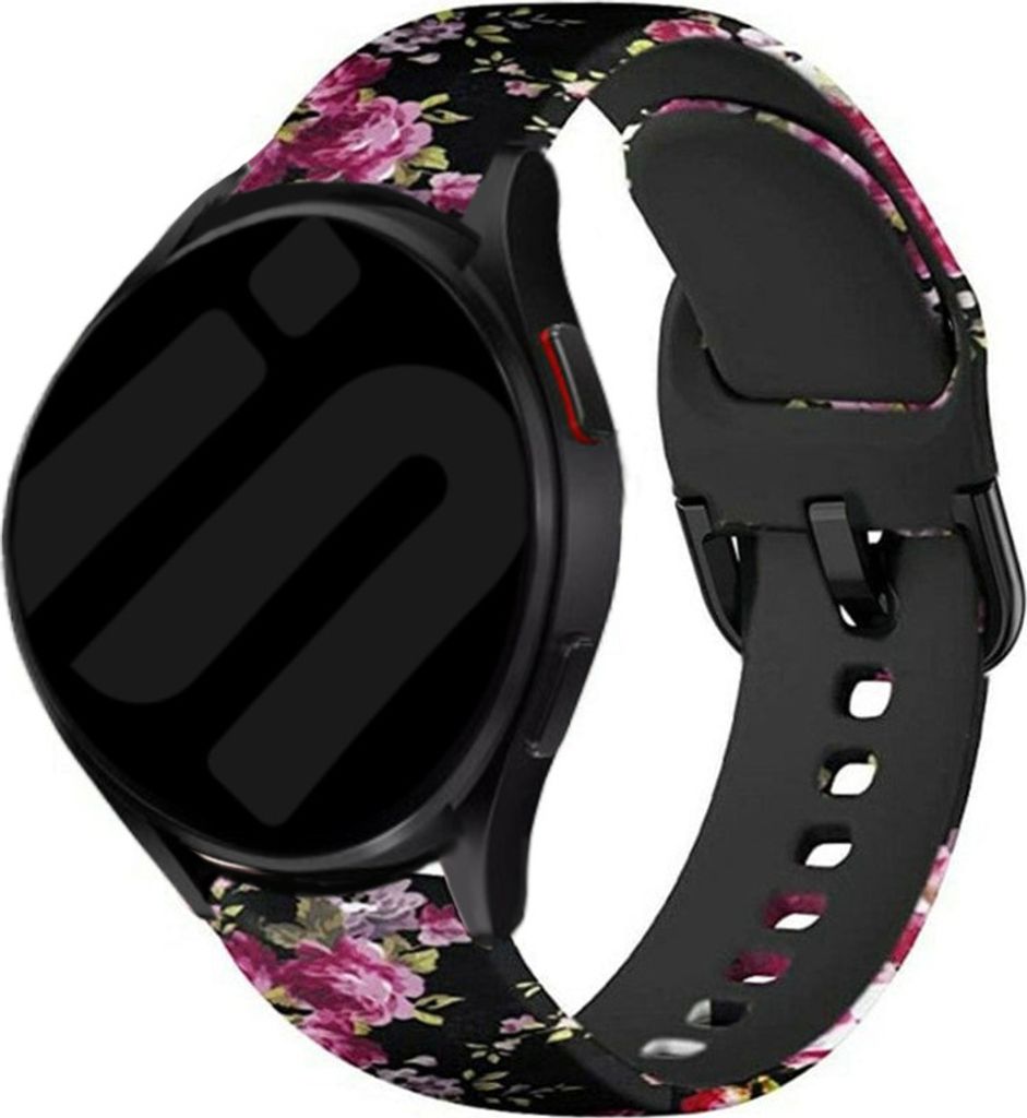 Strap-it Pink Flower Samsung Galaxy Watch 6 Classic 47mm Armband
