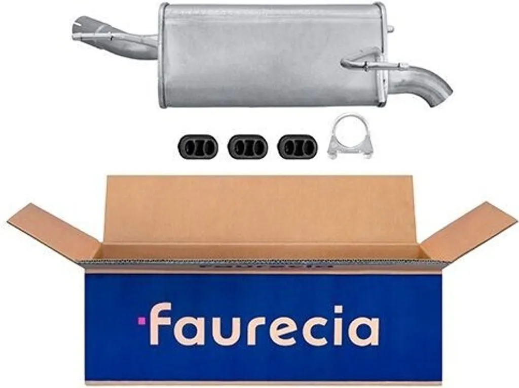 Silencieux d'échappement HELLA anti-bruit pour Corsa C - Remplace 13220576