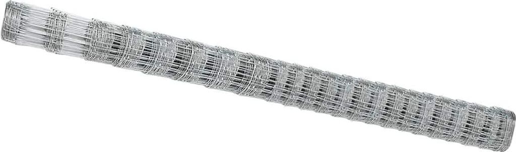 vidaXL Feldzaun Silber